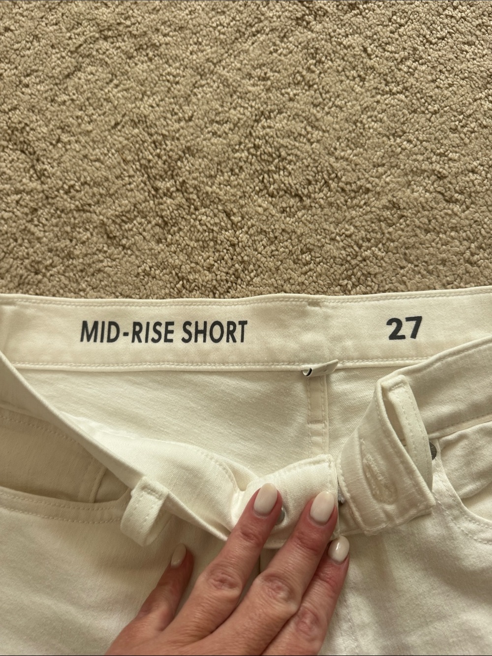 Jcrew Mid Rise Jean Short - Picture 2 of 3